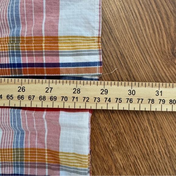Patagonia Mens Shirt Red ORGANIC Cotton Button Up Outdoor Hiking Plaid - L - Picture 5 of 14